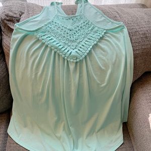 Light Blue tank. Size Small